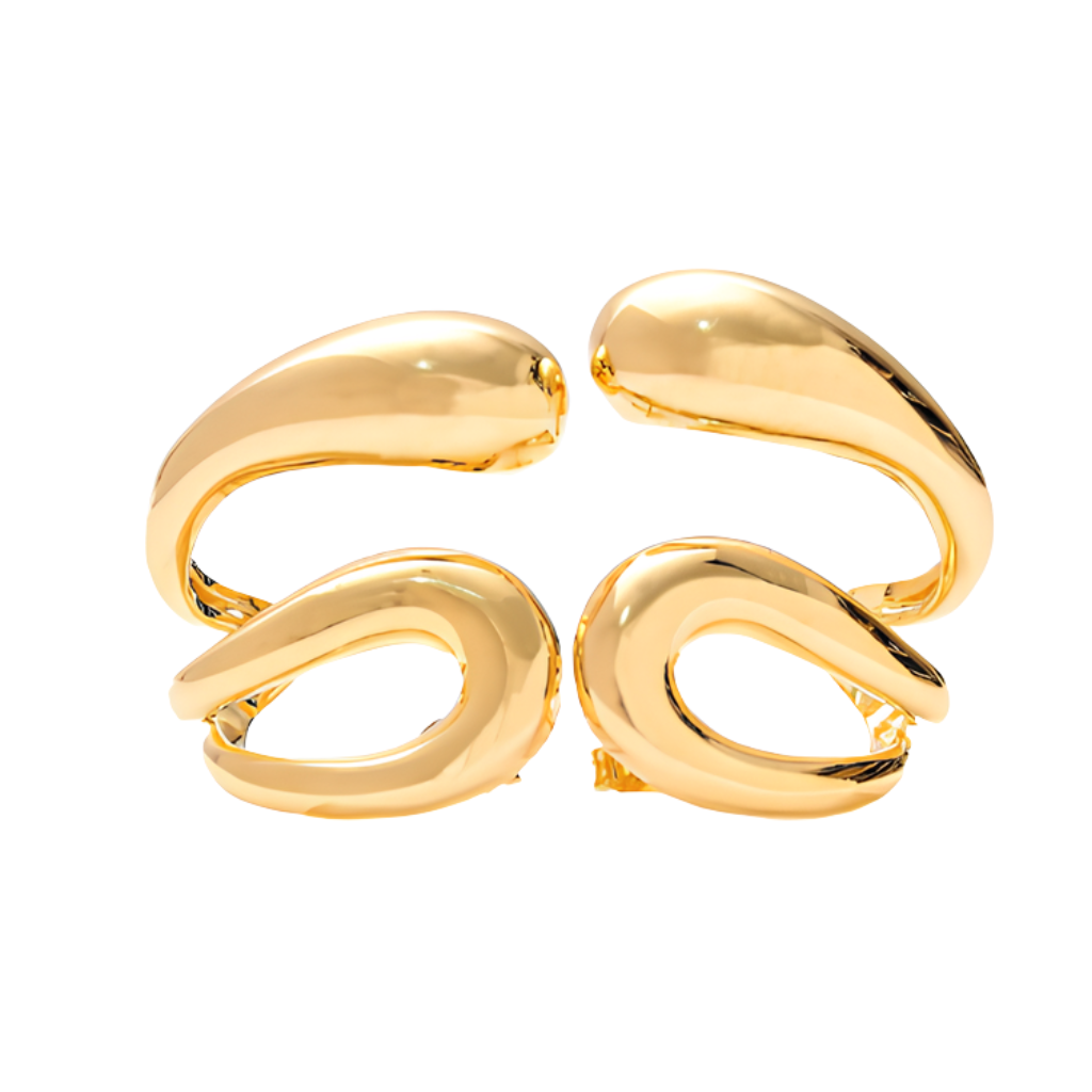 Brinco Personalité Aura com Banho em Ouro 18k