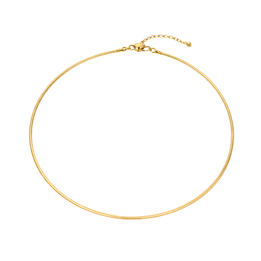 Colar Fita Aura Banhado a Ouro 18K