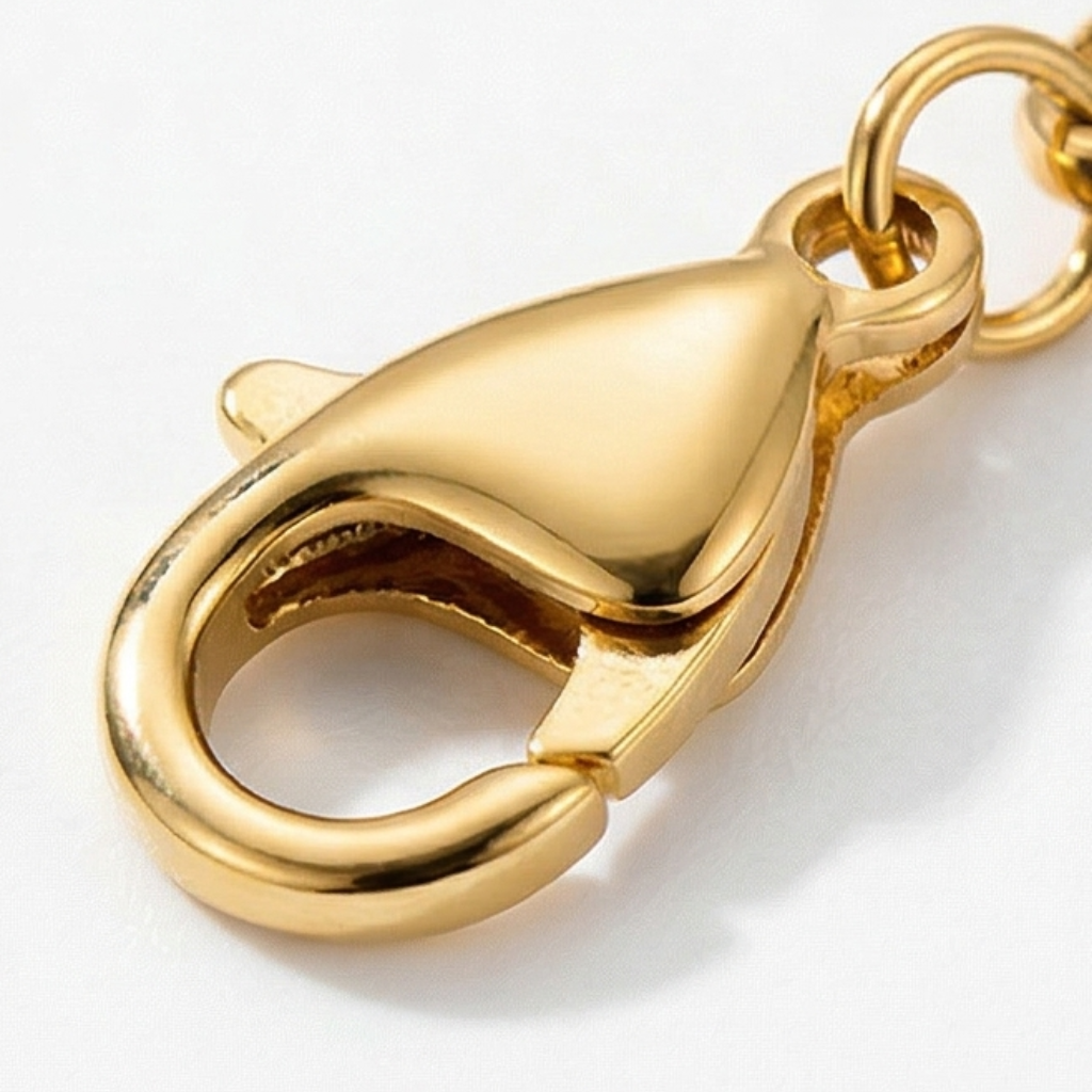 Colar Fita Aura Banhado a Ouro 18K