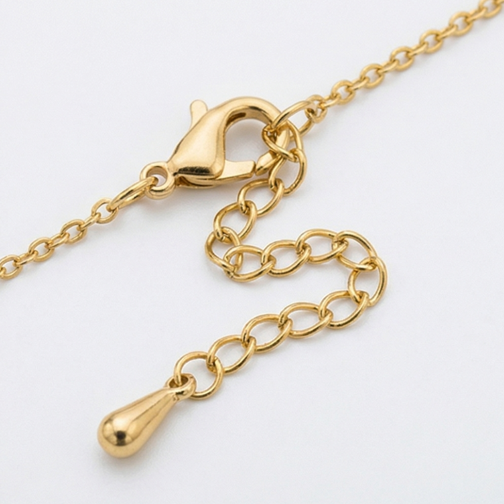 Colar Medalhas Aura Banhado a Ouro 18K