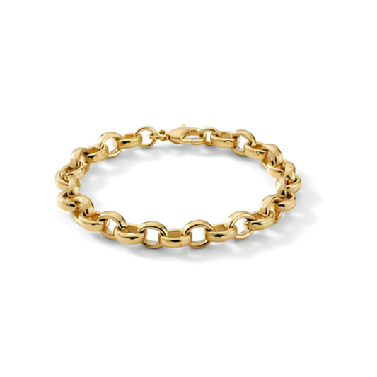 Pulseira Corrente Aura Banhada a Ouro 18K