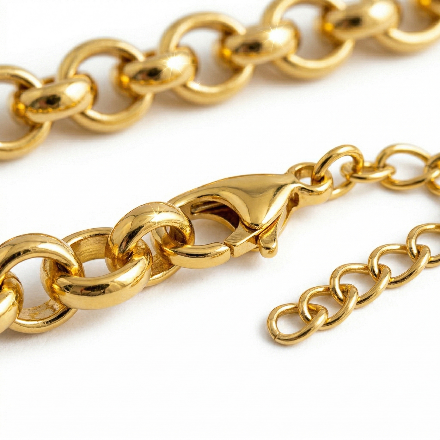 Pulseira Corrente Aura Banhada a Ouro 18K