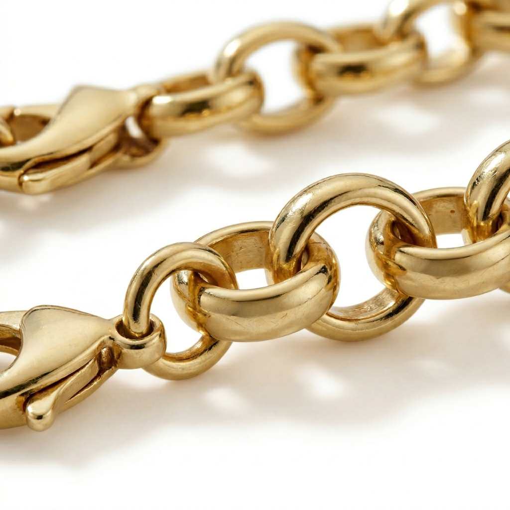 Pulseira Corrente Aura Banhada a Ouro 18K